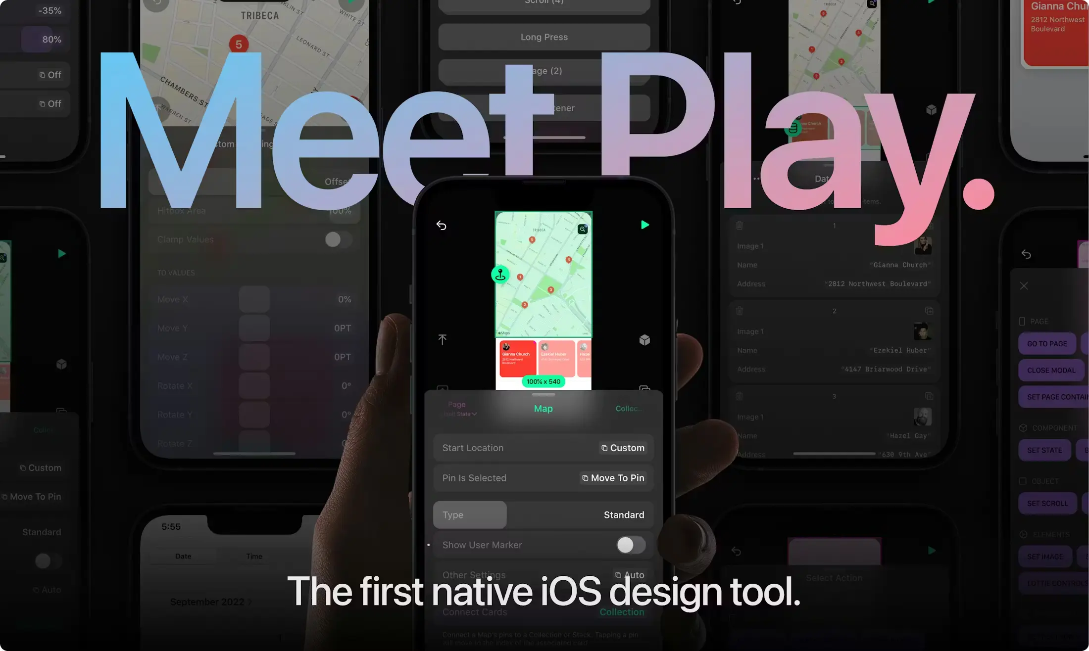 Create with Play web header screenshot